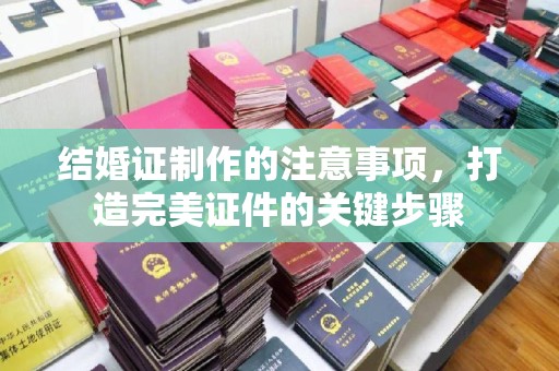 商州结婚证制作的注意事项，打造完美证件的关键步骤